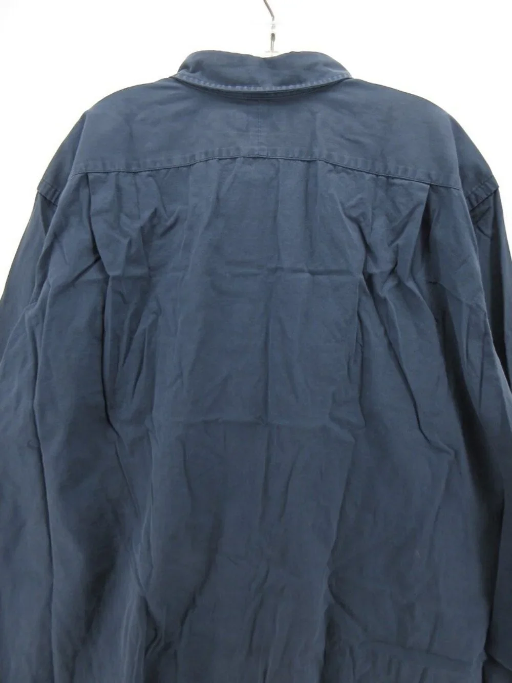 VGT Polo Ralph Lauren Shirt 2XB Big Navy Button Up Workwear Utility Y2K
